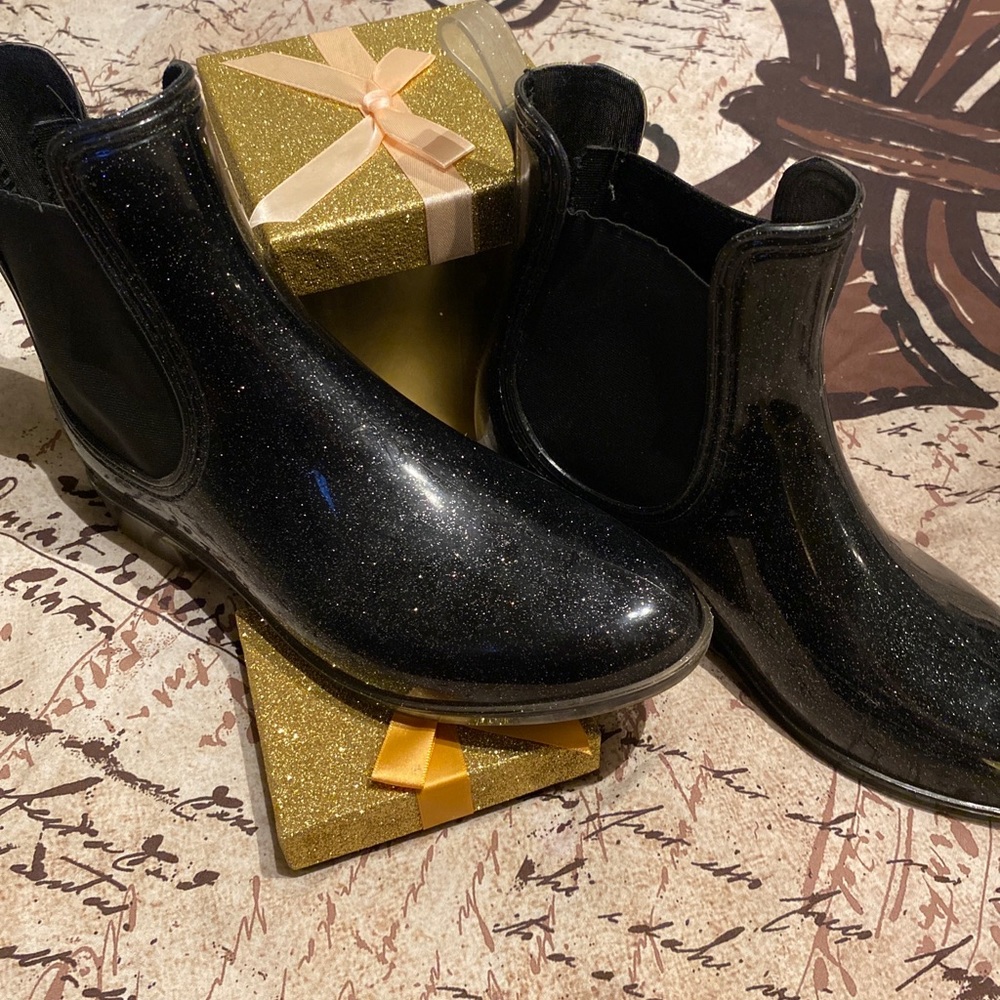 INC Rain Boots, Sz 8